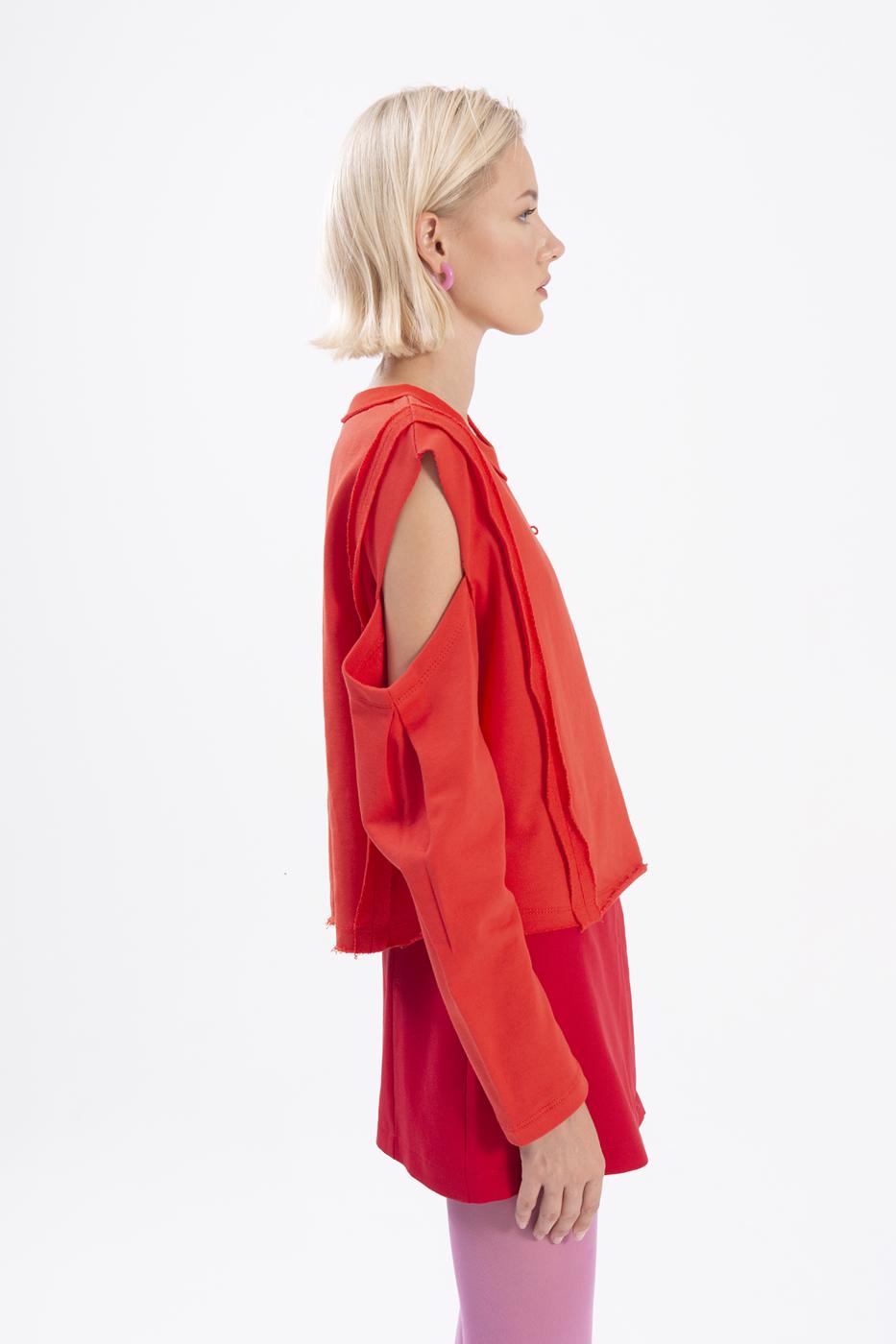 BSL Women Sleeve cut out sweatshirt - Berriozábal