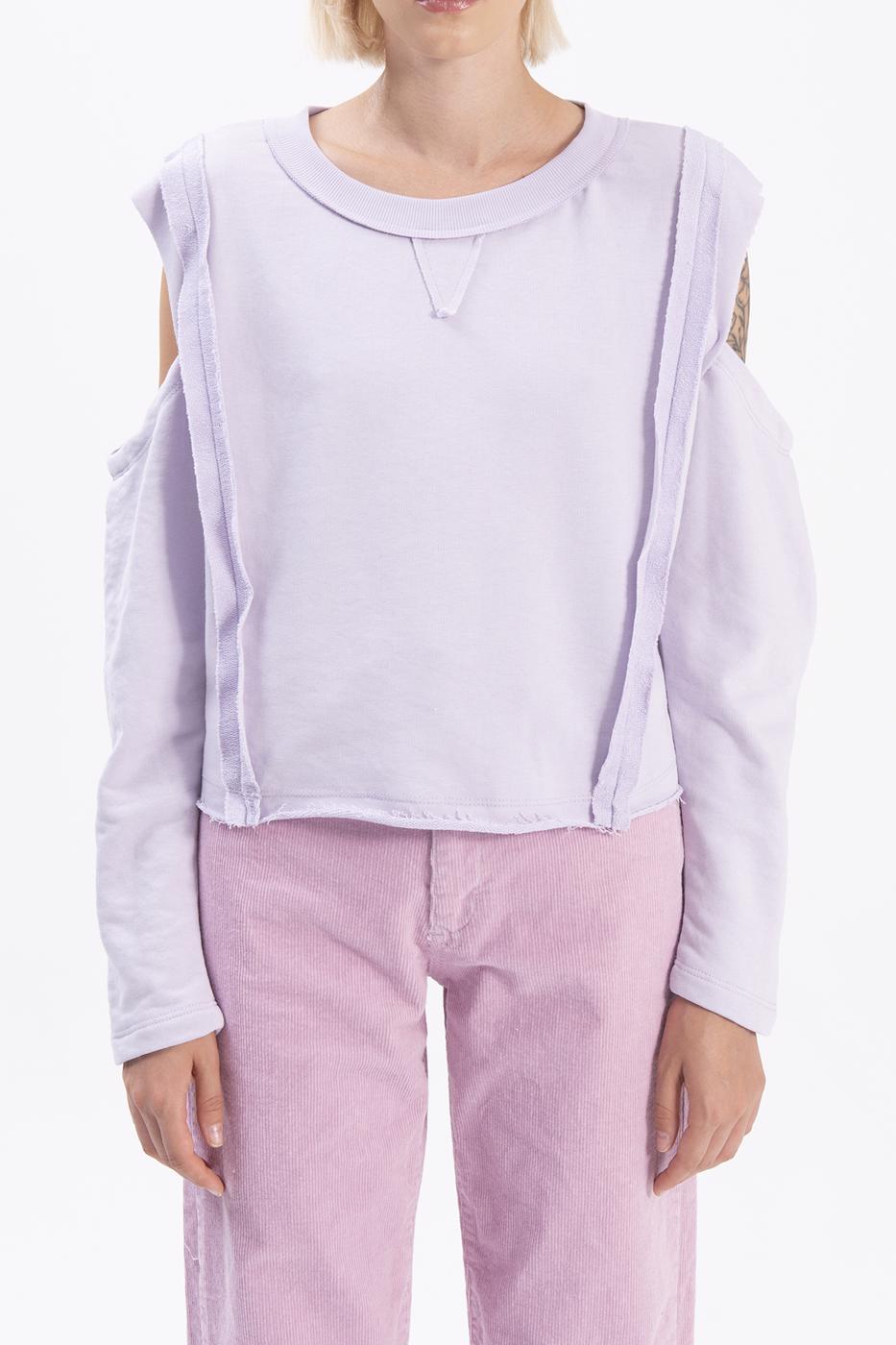 BSL Women Sleeve cut out sweatshirt - Chieti