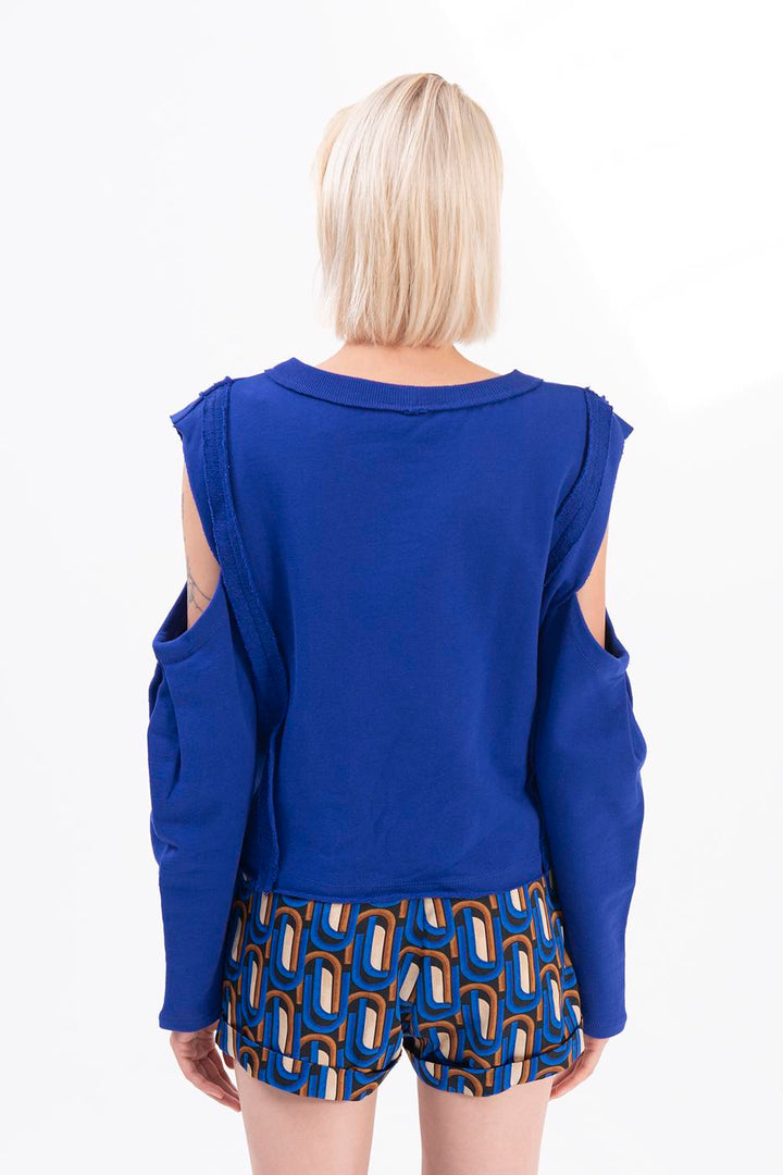 BSL Women Sleeve cut out sweatshirt - Clifton