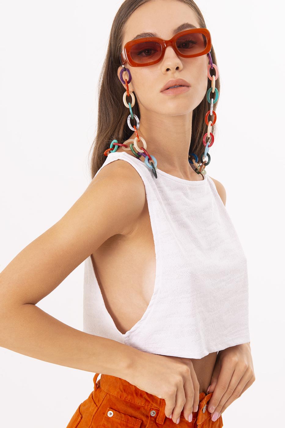 BSL Women Sleeveless Crop Blouse - Gisborne