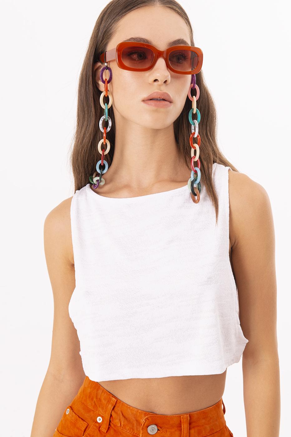 BSL Women Sleeveless Crop Blouse - Gisborne