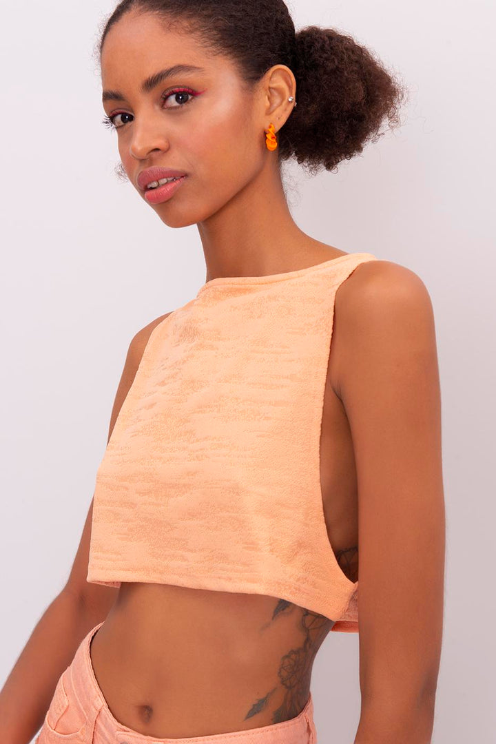 BSL Women Sleeveless Crop Blouse - Knoxville