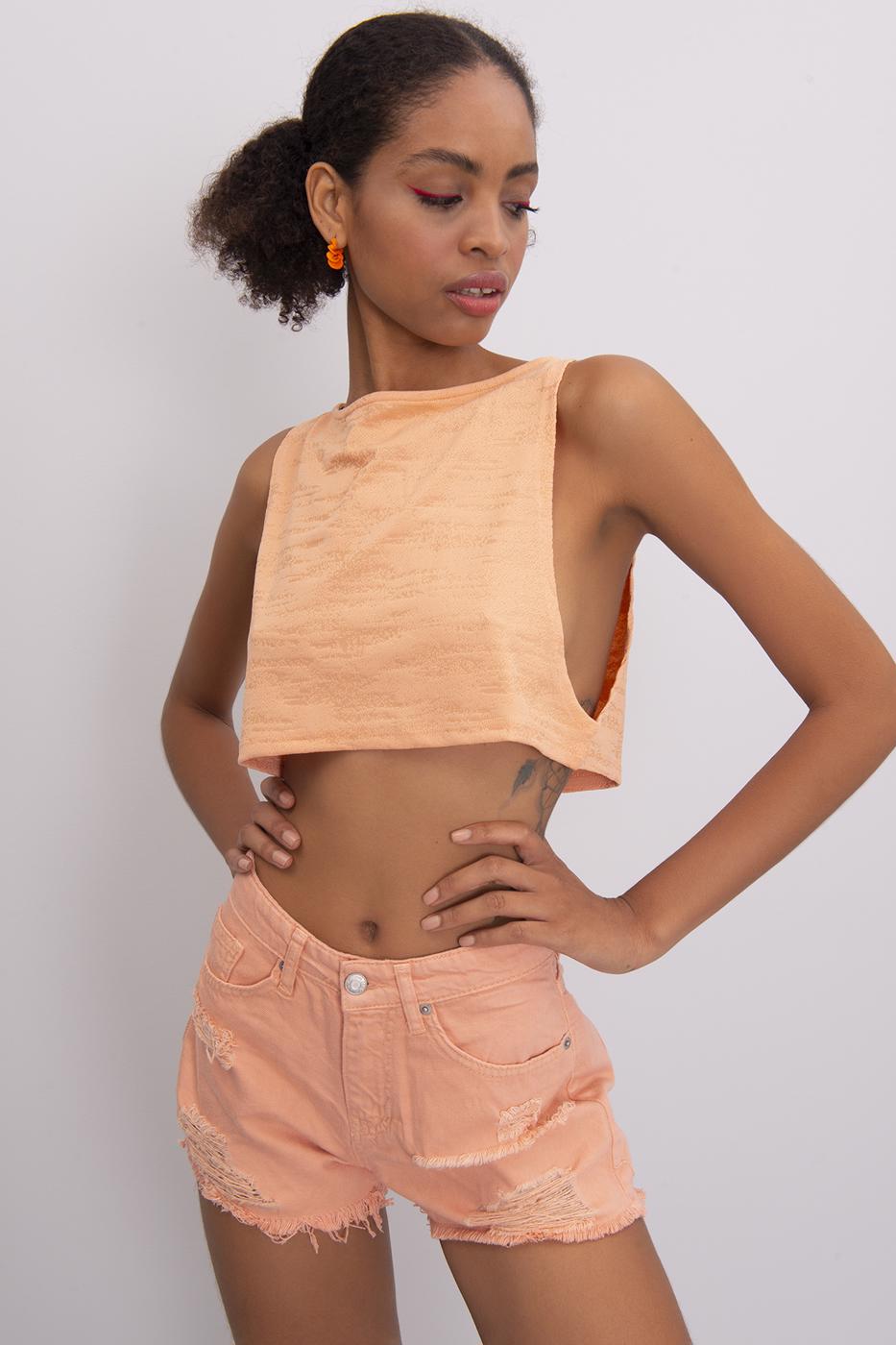 BSL Women Sleeveless Crop Blouse - Knoxville