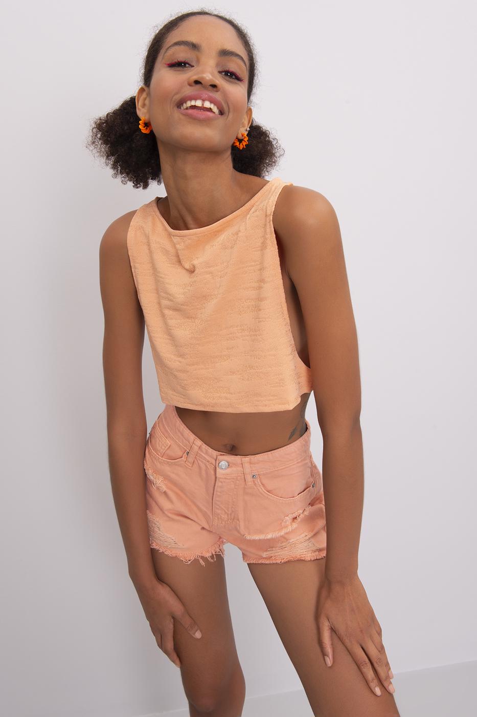 BSL Women Sleeveless Crop Blouse - Knoxville