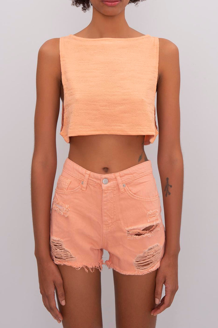 BSL Women Sleeveless Crop Blouse - Knoxville