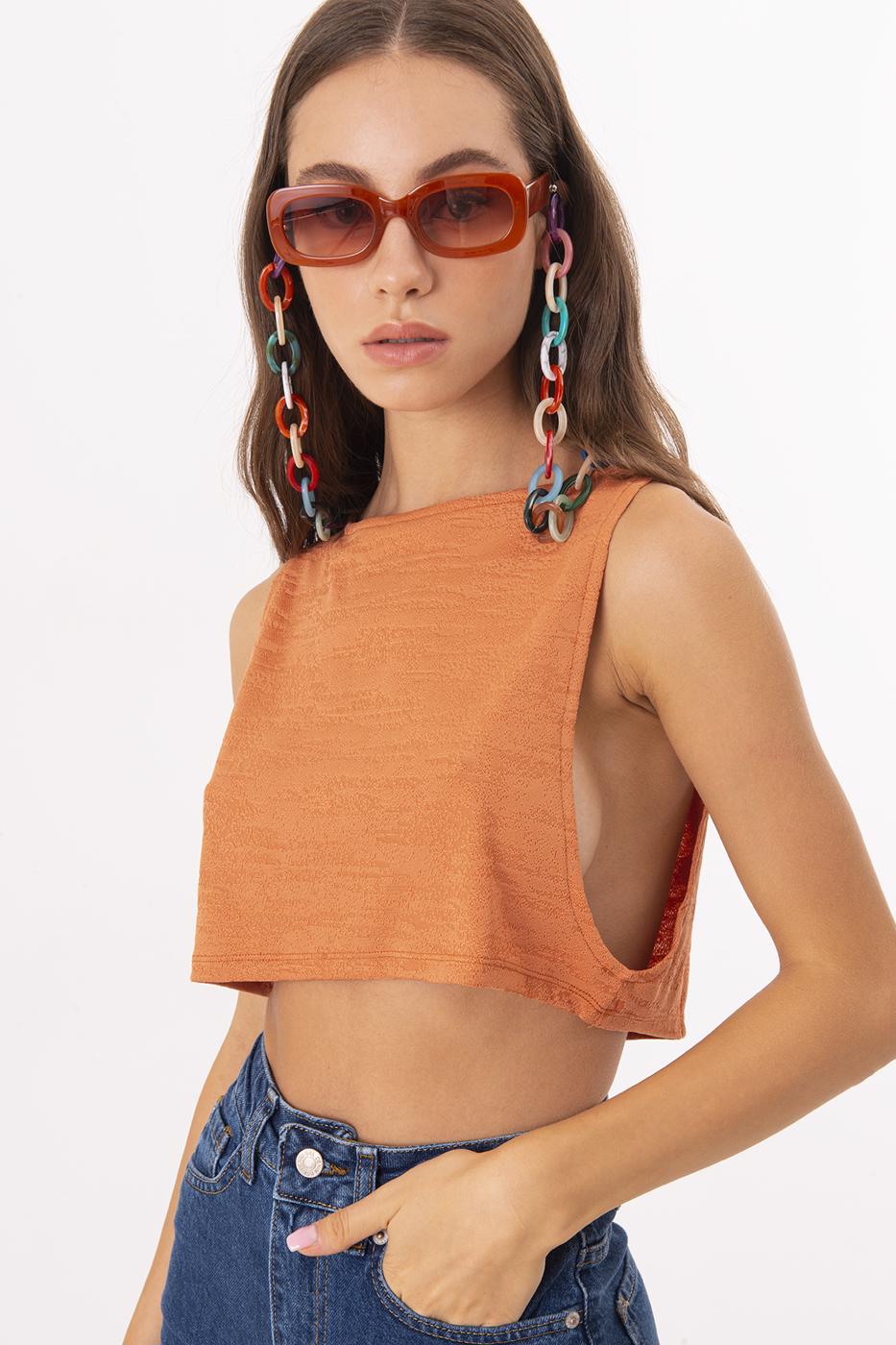 BSL Women Sleeveless Crop Blouse - Temecula