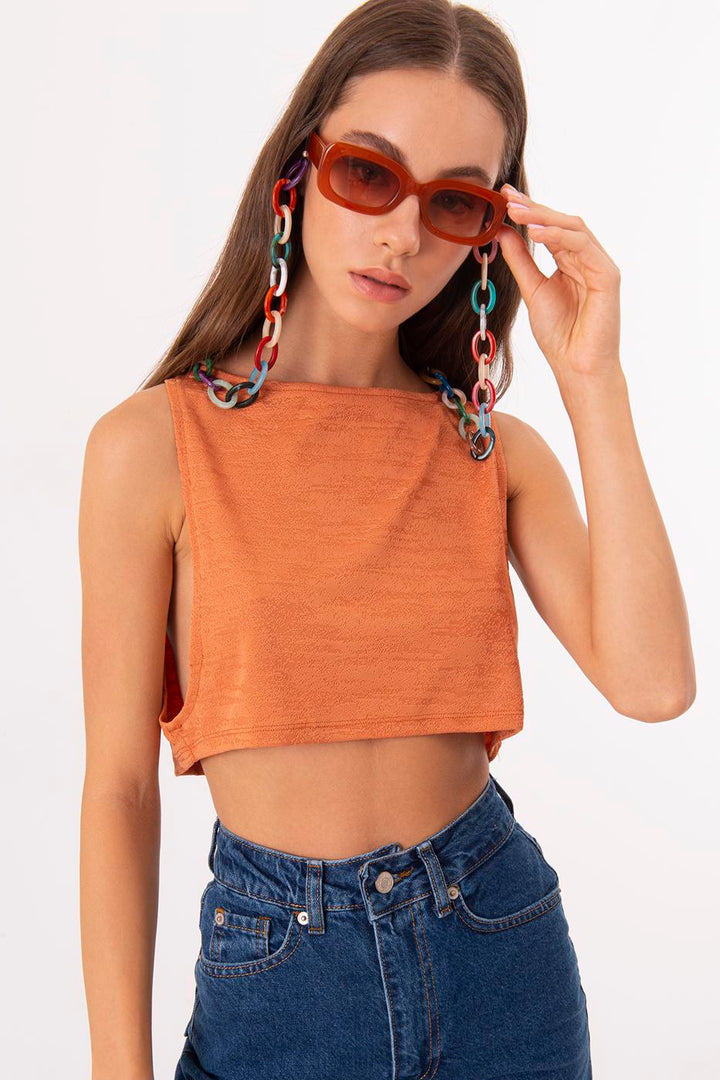 BSL Women Sleeveless Crop Blouse - Temecula