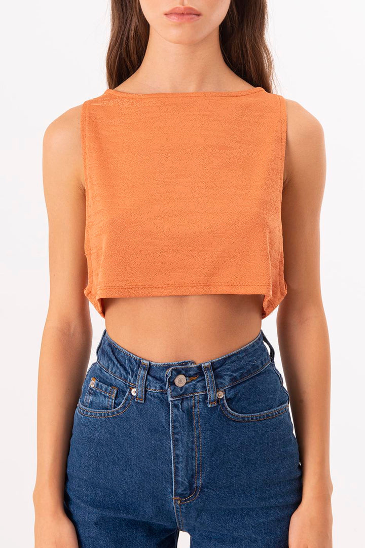 BSL Women Sleeveless Crop Blouse - Temecula