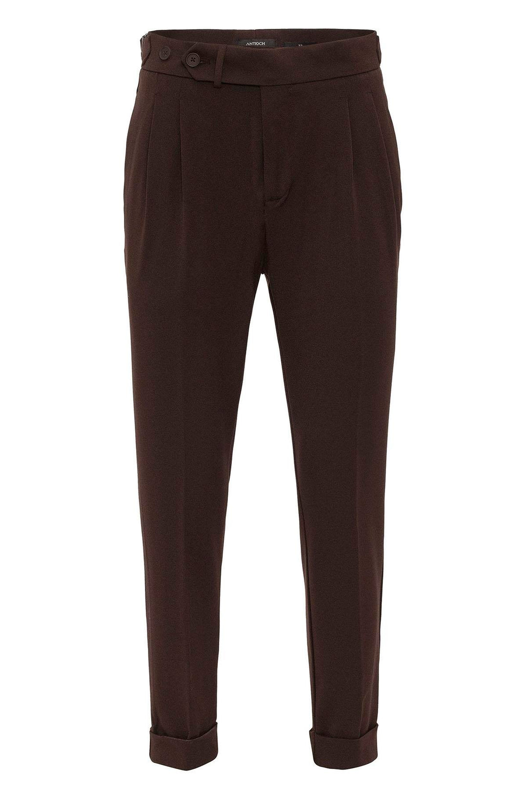ANT Antioch Village Coffee High Waist Pleated Carrot Fit Men's Pants - Villahermosa