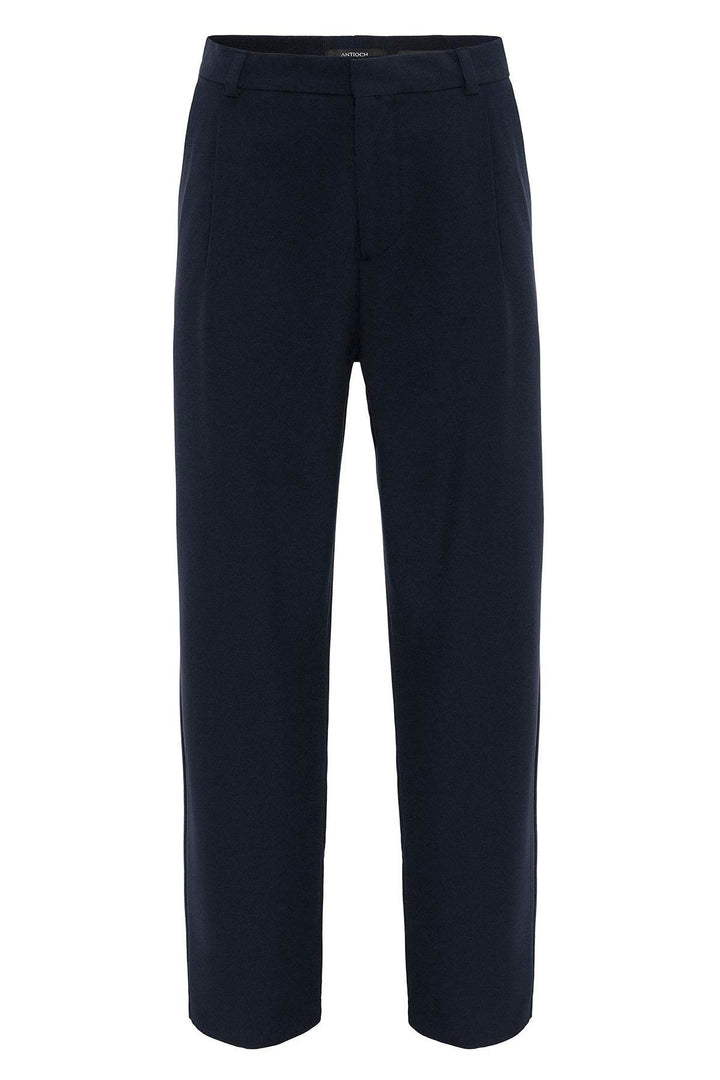 ANT Antioch Village Navy High Waist Baggy Men's Pants - Quimper