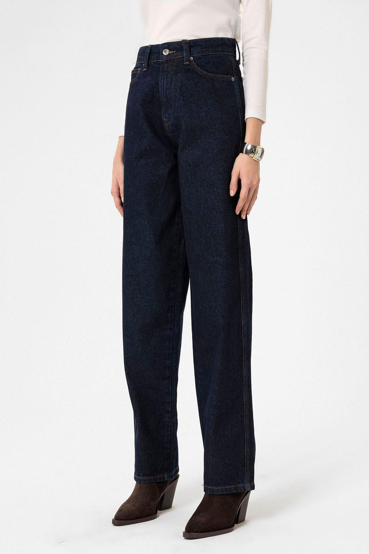 ANT Antioch Village Blue Woman High Waisted Jeans - Vicenza