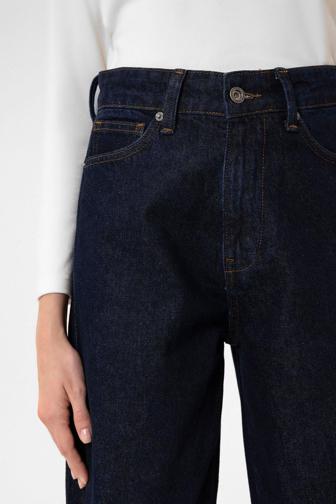 ANT Antioch Village Blue Woman High Waisted Jeans - Vicenza