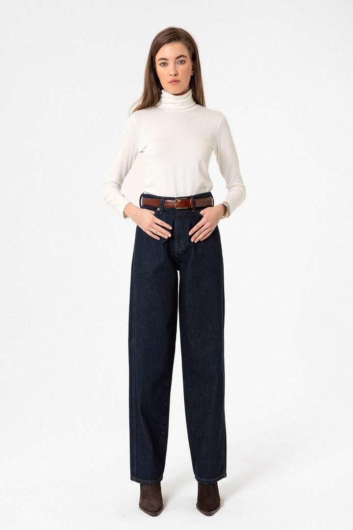 ANT Antioch Village Blue Woman High Waisted Jeans - Vicenza