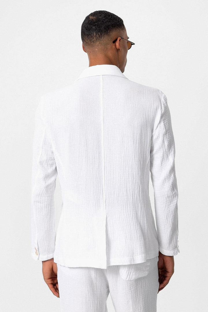 ANT Double-Breasted Unlined Men's Blazer Jacket - Logroño