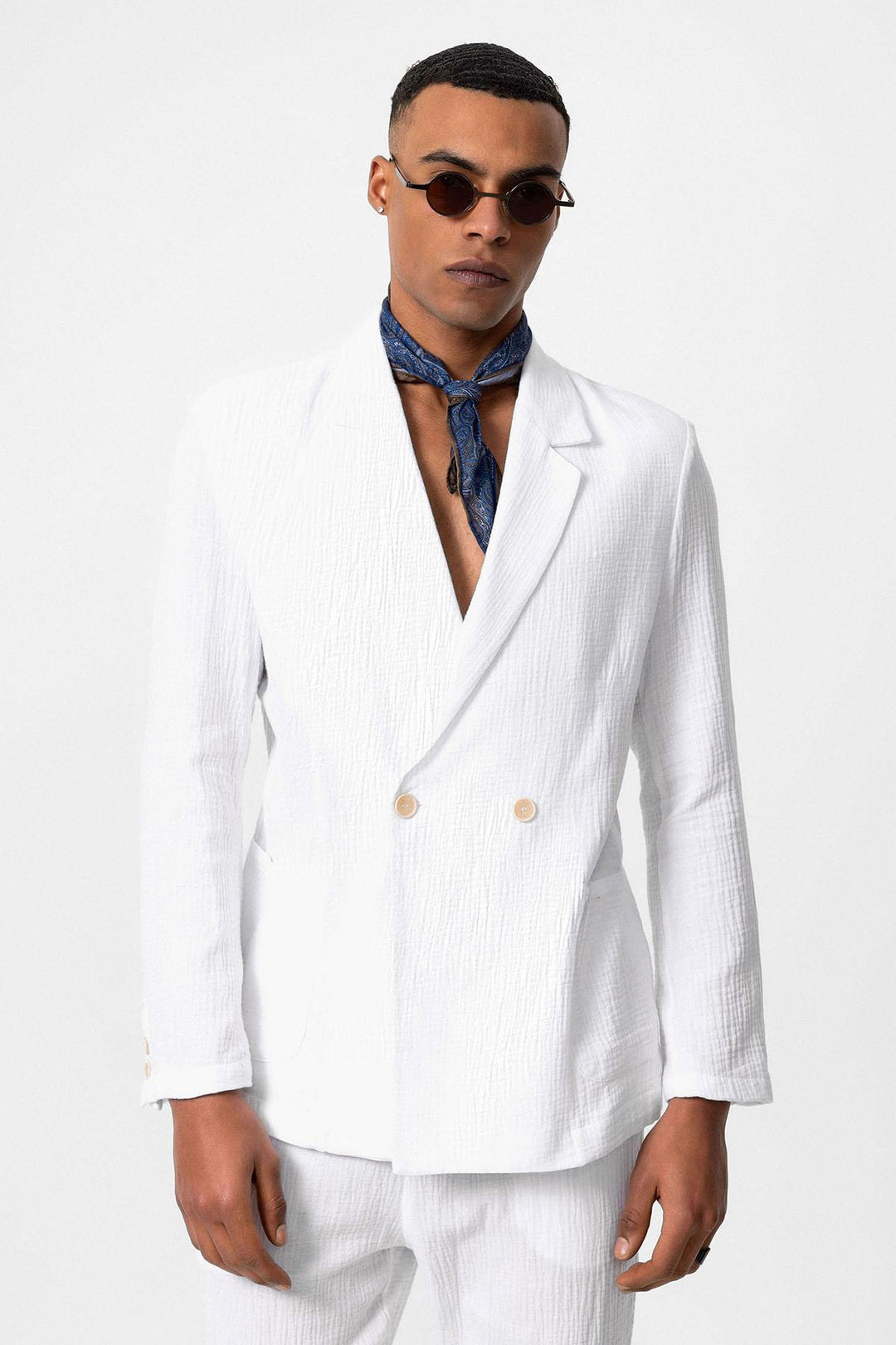 ANT Double-Breasted Unlined Men's Blazer Jacket - Logroño