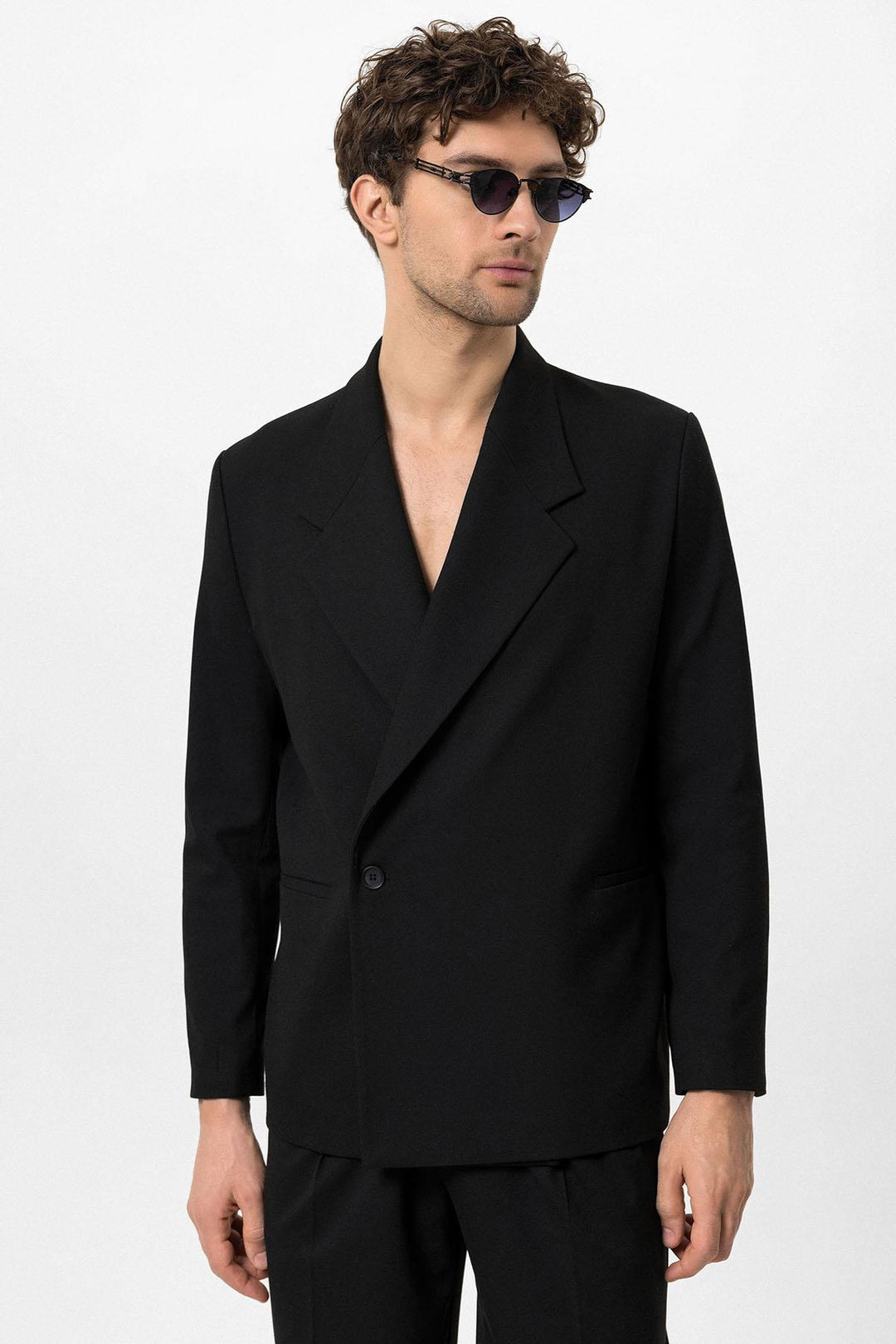 ANT Double-Breasted Men's Blazer Jacket with Flap Pocket - Alphen aan den Rijn
