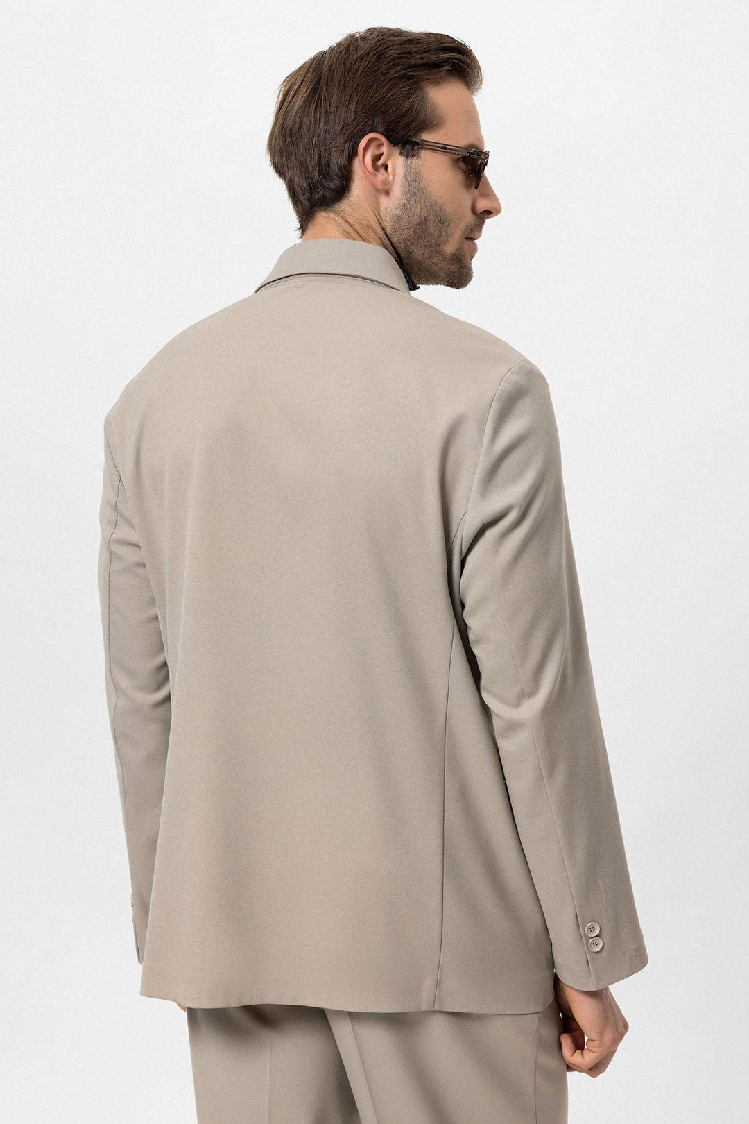 ANT Double Breasted Closure Hidden Pocket Men's Blazer Jacket - Wauwatosa