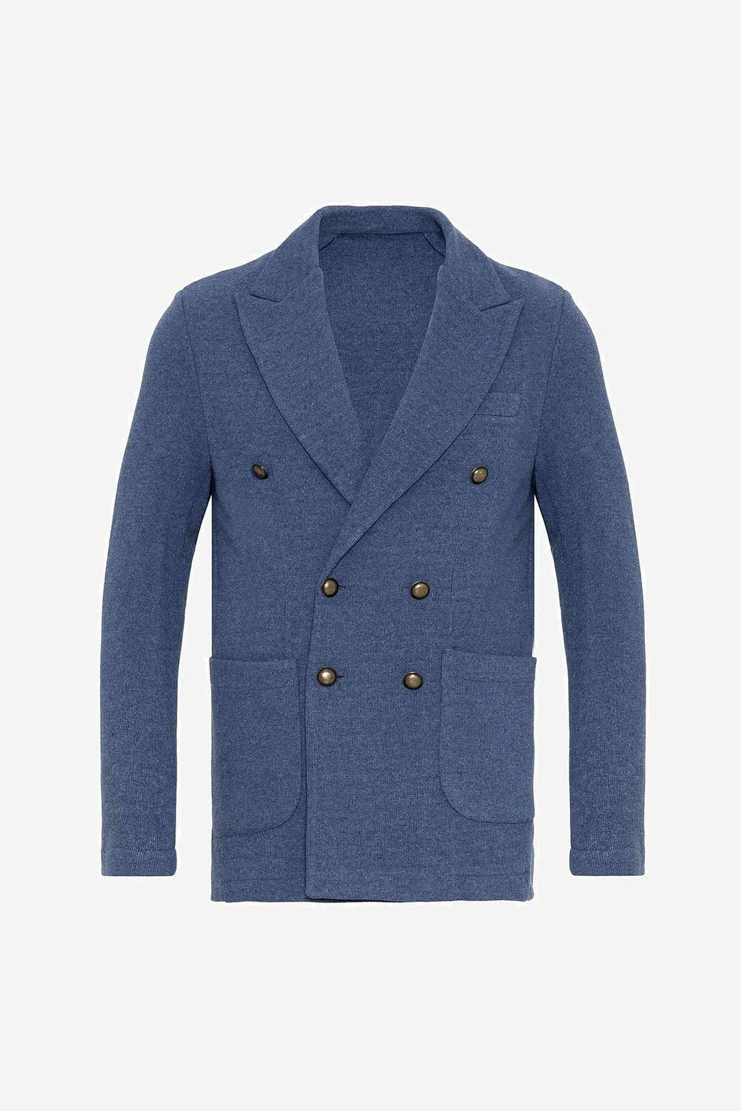 ANT Double-Breasted Knitwear Men's Blazer Jacket - Arcadia