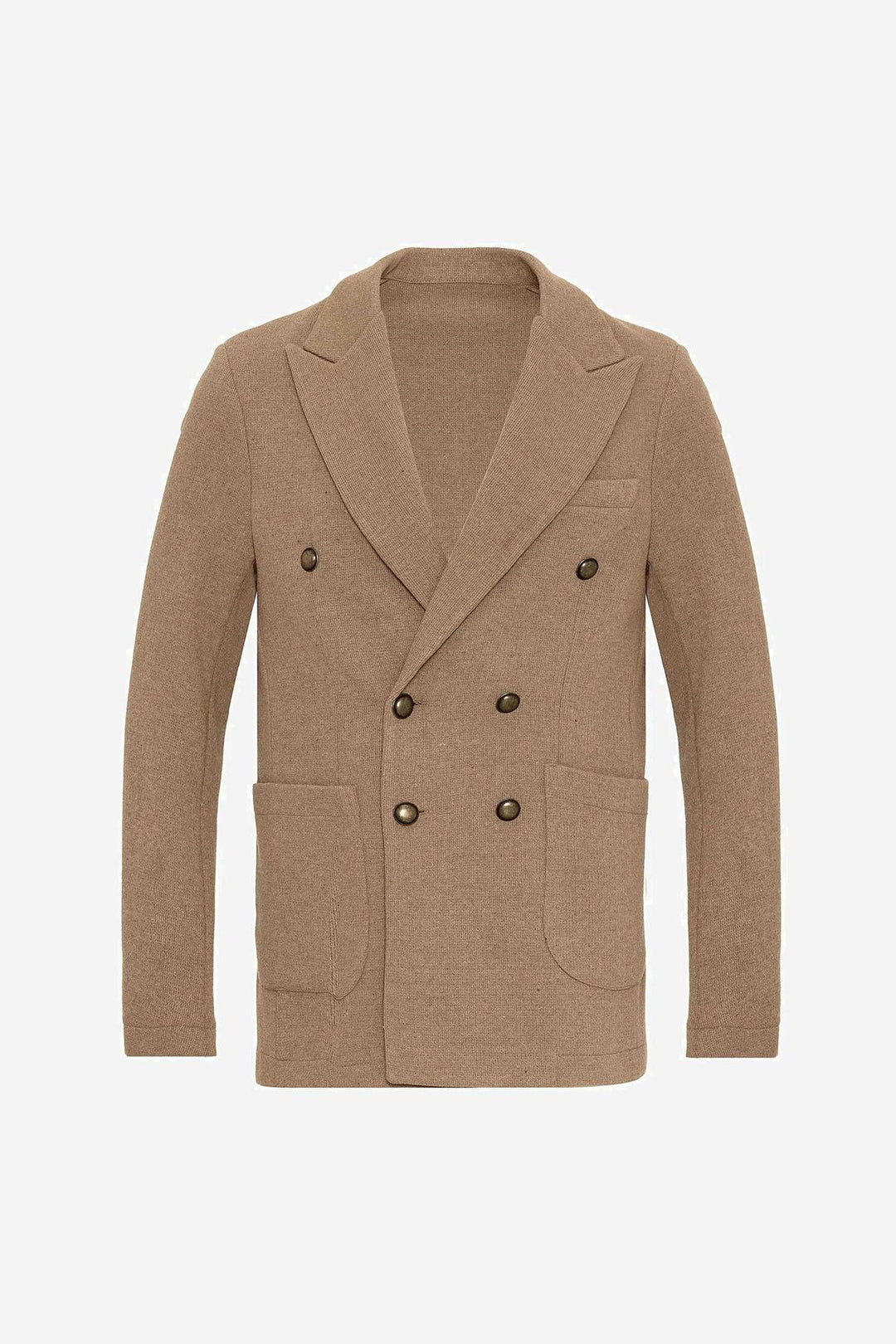 ANT Double-Breasted Knitwear Men's Blazer Jacket - Reims