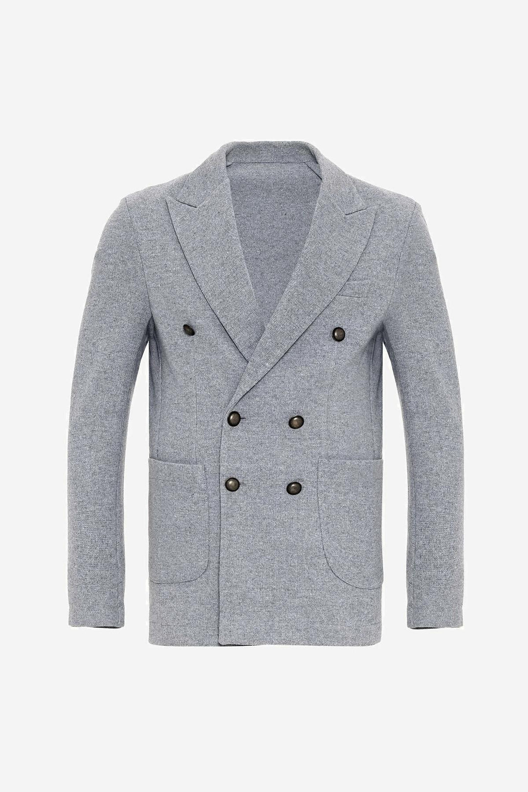 ANT Double-Breasted Knitwear Men's Blazer Jacket - Abrantes