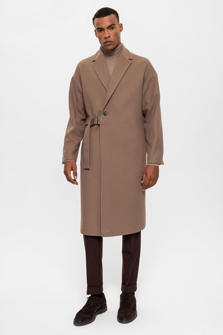 ANT Belted Oversize Men's Coat - Temple