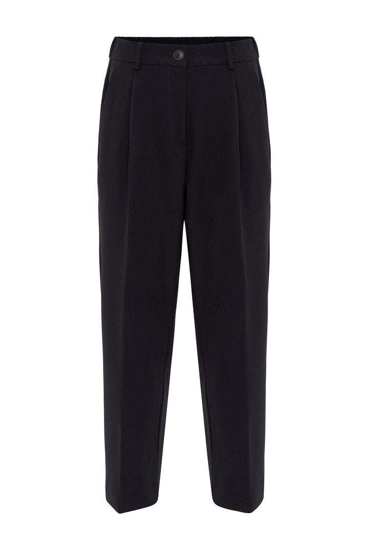ANT Antioch Navy Women's High Waist Straight Fit Shorts - Créteil