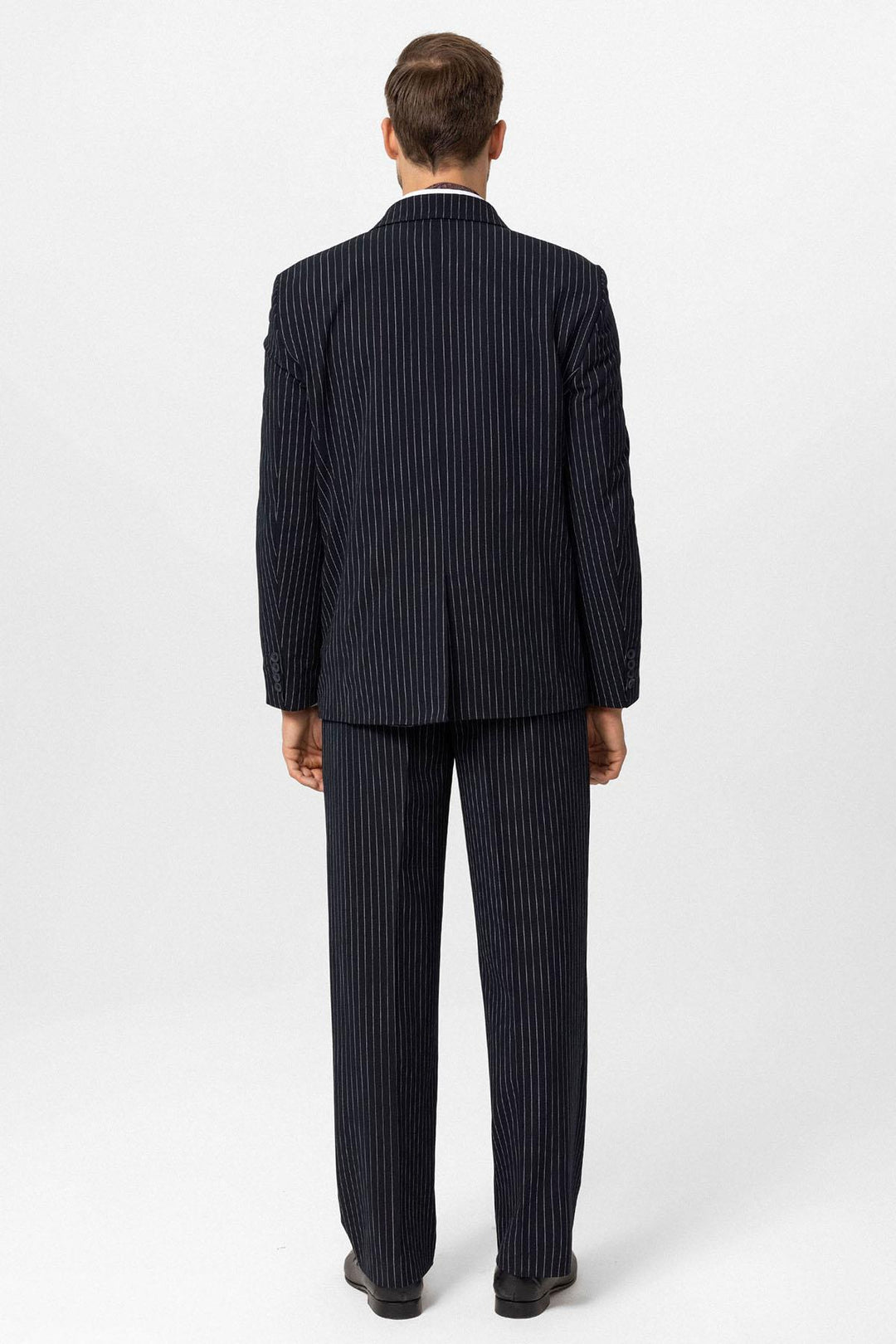 ANT Double-breasted Closure Striped Men's Blazer Jacket - Lloret de Mar