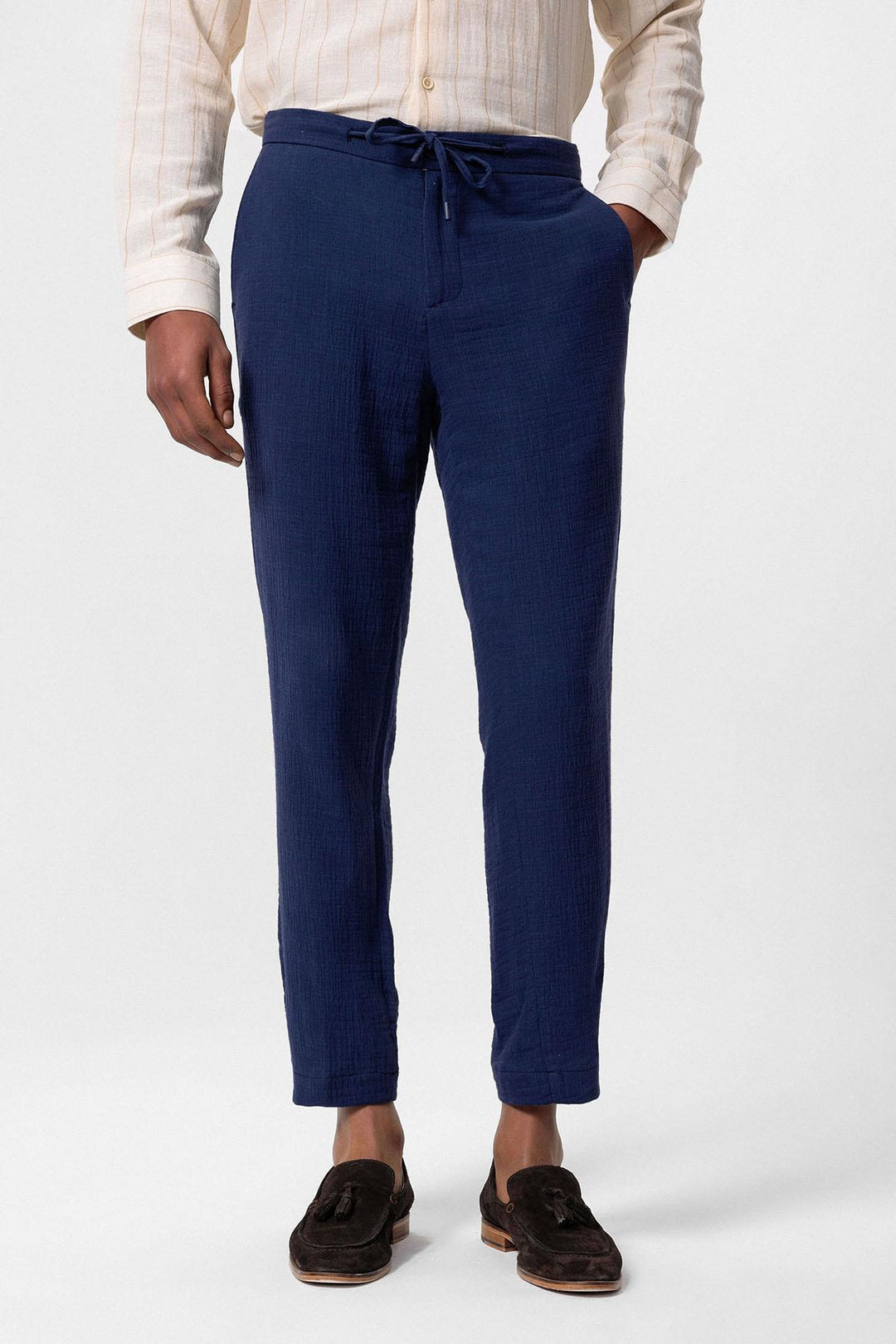 ANT Regular Fit Men's Trousers with Drawstring Waist - Aventura