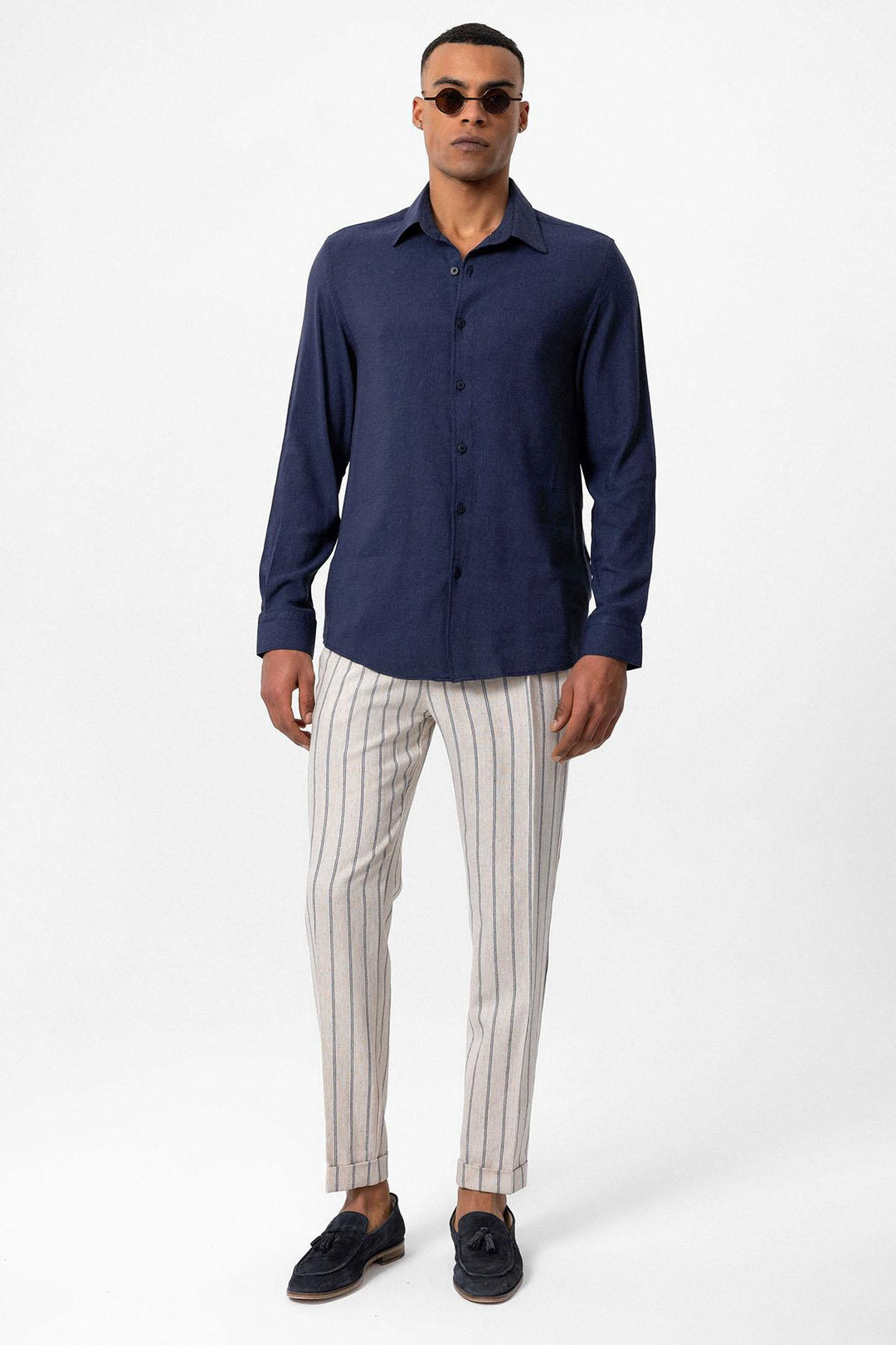 ANT Long Sleeve Linen Shirt - Oaxaca