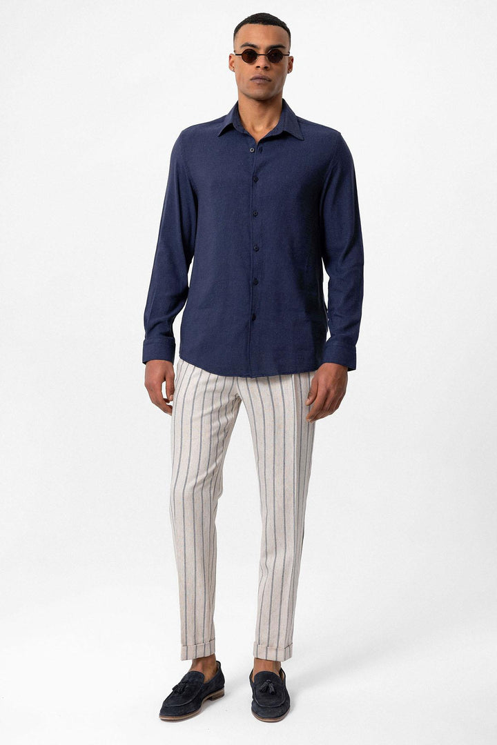 ANT Long Sleeve Linen Shirt - Oaxaca