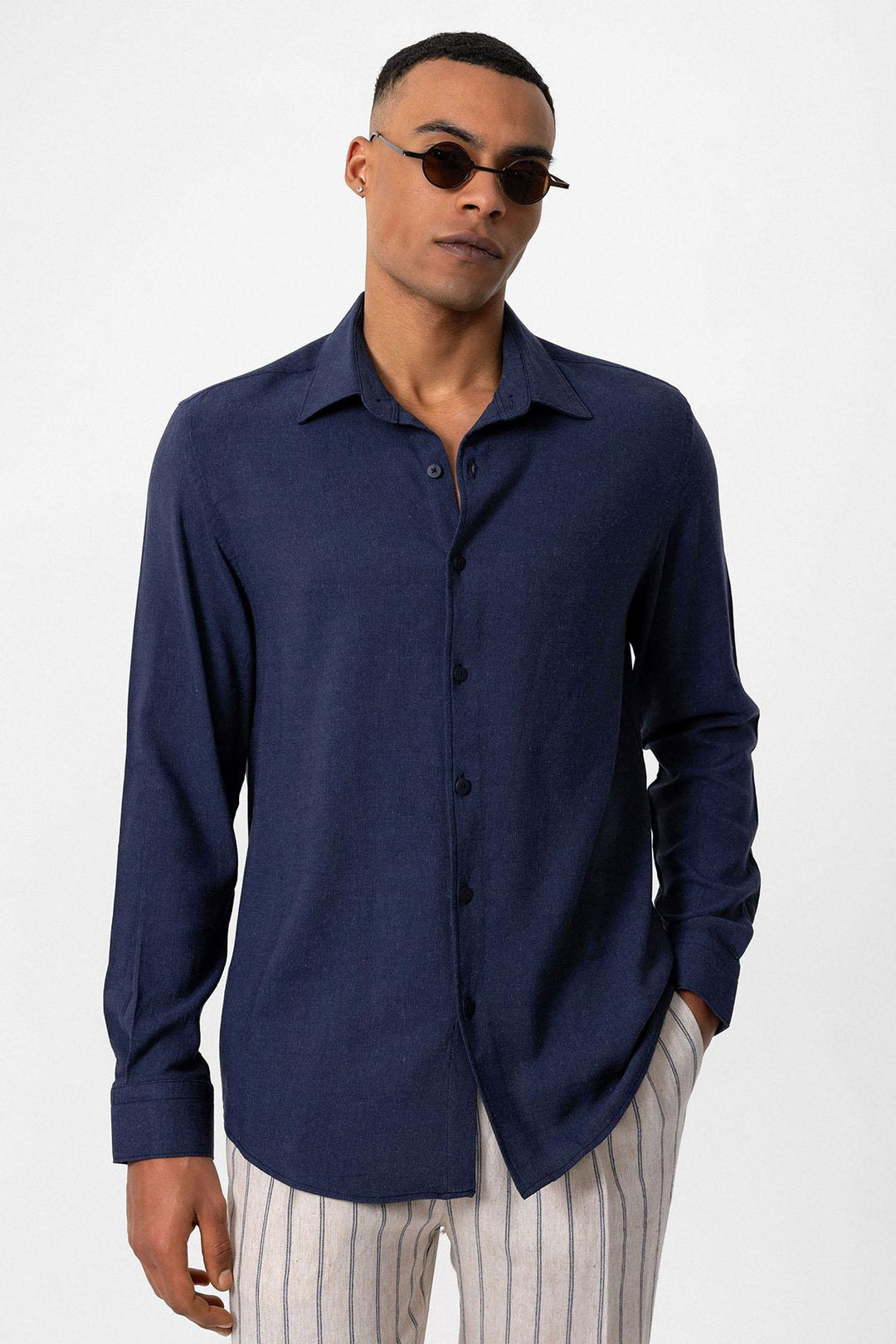 ANT Long Sleeve Linen Shirt - Oaxaca
