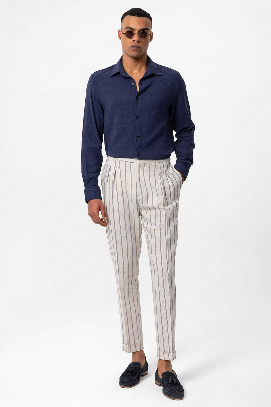 ANT Long Sleeve Linen Shirt - Oaxaca