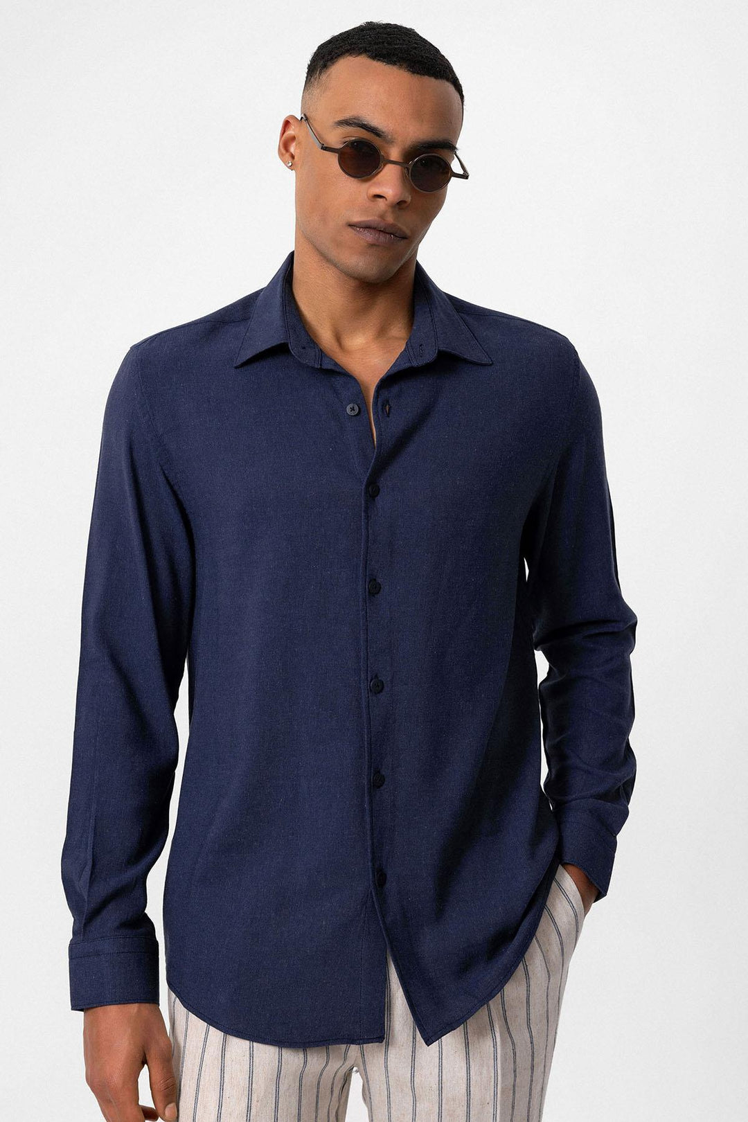 ANT Long Sleeve Linen Shirt - Oaxaca