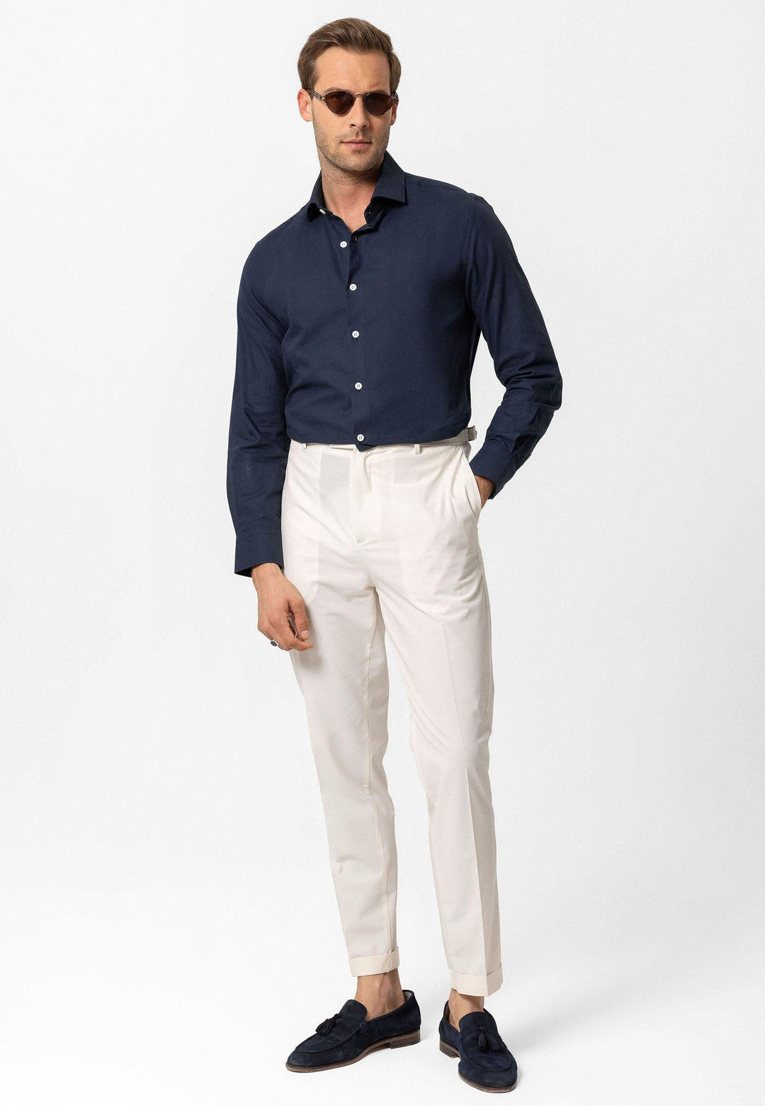 ANT Long Sleeve Slim Fit Men's Shirt - Apple Valley