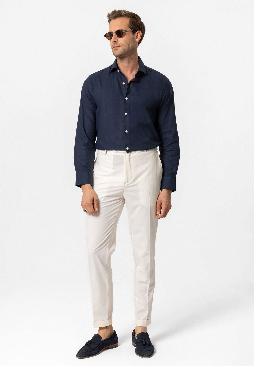 ANT Long Sleeve Slim Fit Men's Shirt - Apple Valley