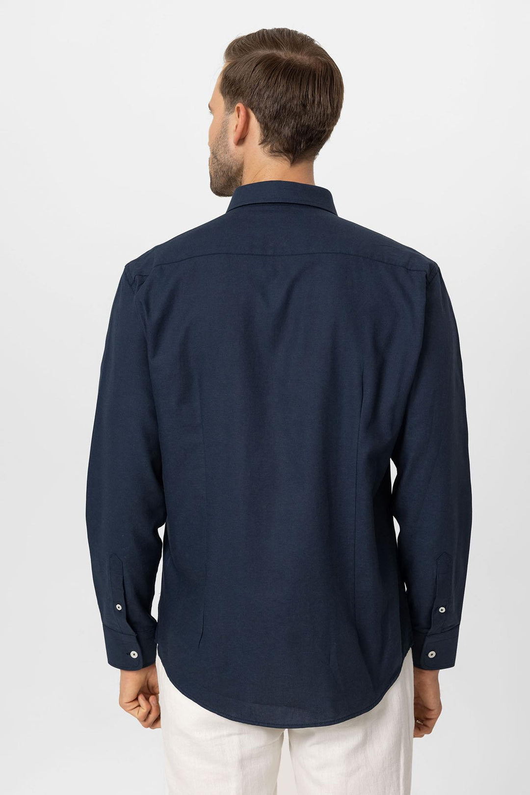 ANT Slim Fit Men's Shirt with Buttoned Collar - Belfast