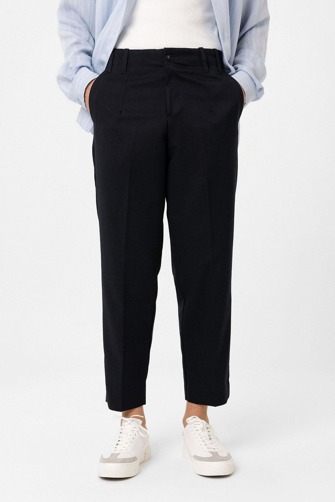 ANT Antioch Navy High Waist Straight Fit Men's Pants - Rueil-Malmaison