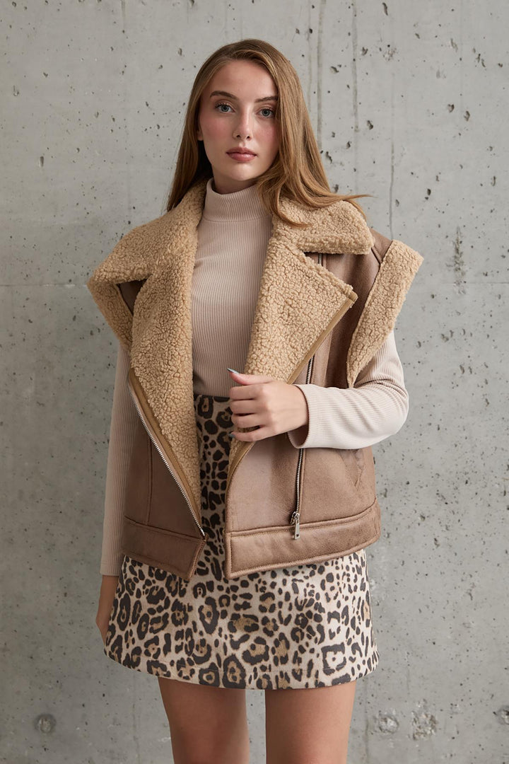ELS Leopard Print Skirt - Leopard - Pavia
