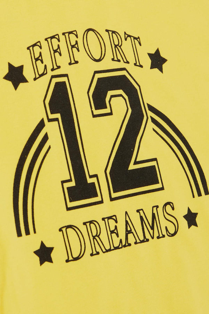 BRE Macaw Girl Child Leggings Set with Number Print, 3-7 Years, Yellow - Noisy-le-Grand