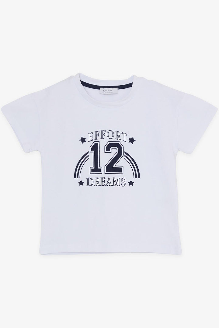 BRE Macaw Girl Child Leggings Set with Number Print, 3-7 Years, White - Harrisonburg