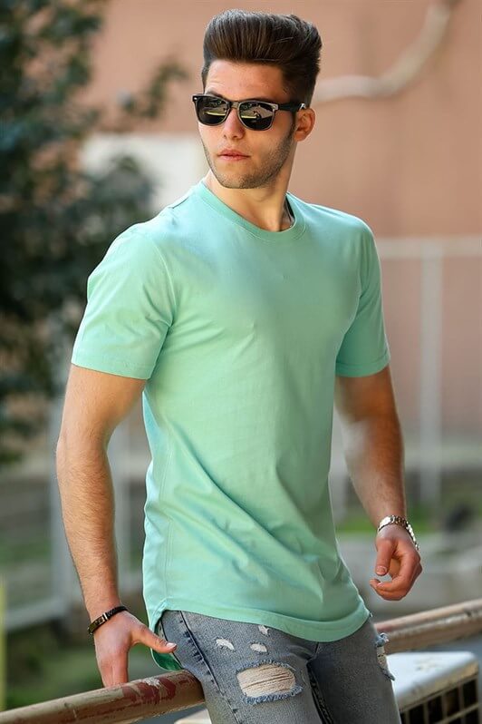 MDX Madmext Basic Green Men's T-shirt 4500 - Tecámac