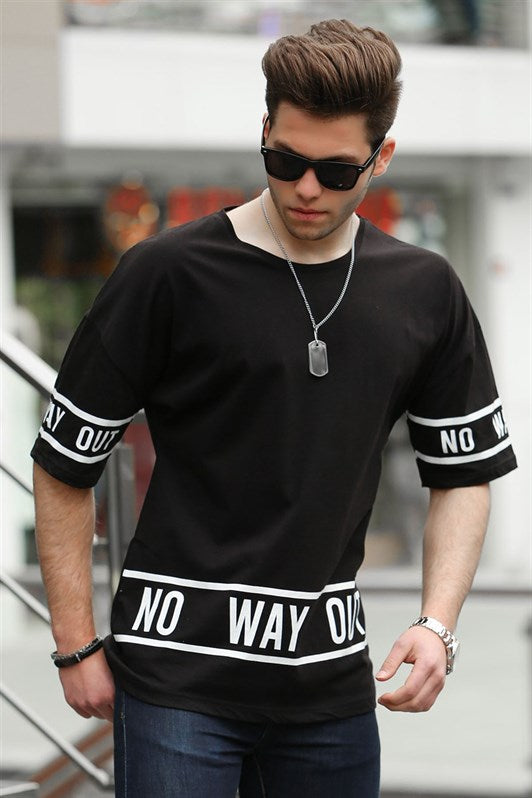 MDX Madmext Printed Black Men's T-shirt 4483 - Ocozocoautla de Espinosa