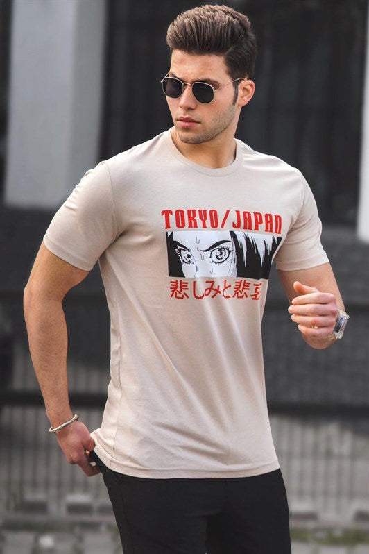 MDX Madmext Beige Men's T-shirt 5224 - Wilmington