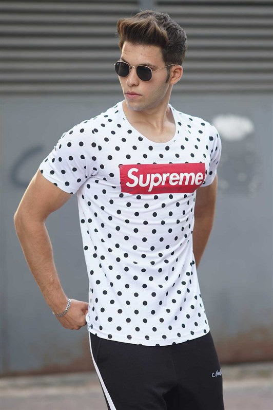 MDX Madmext White Speckled Men's T-shirt 2640 - Liverpool