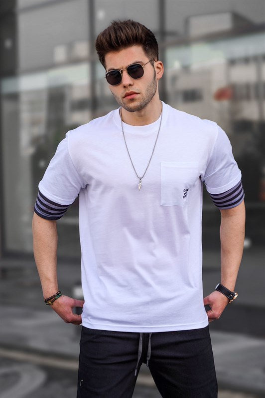 MDX Madmext Men's White T-Shirt 5806 - Campi Bisenzio
