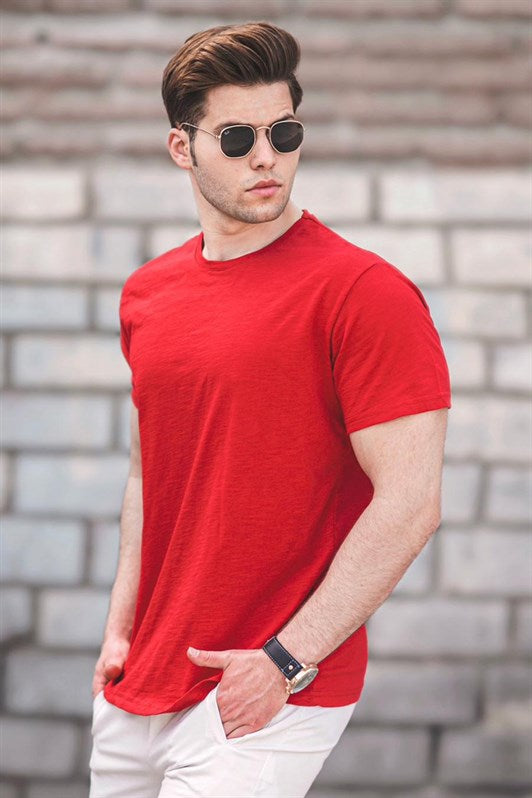 MDX Madmext Men's Red Basic T-shirt 5268 - Dovzhansk