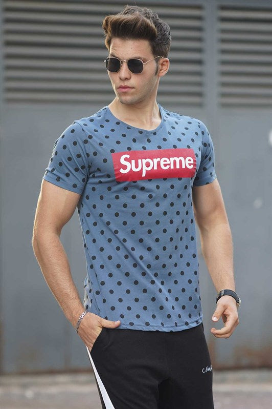 MDX Madmext Indigo Speckled Men's T-shirt 2640 - Oviedo