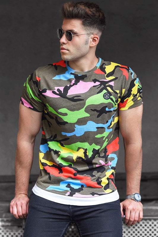 MDX Madmext Camouflage Pattern Brown Men's T-shirt 4480 - Zapotlanejo