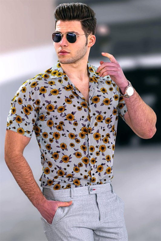 MDX Madmext Yellow Men's Shirt 4928 - Watsonville