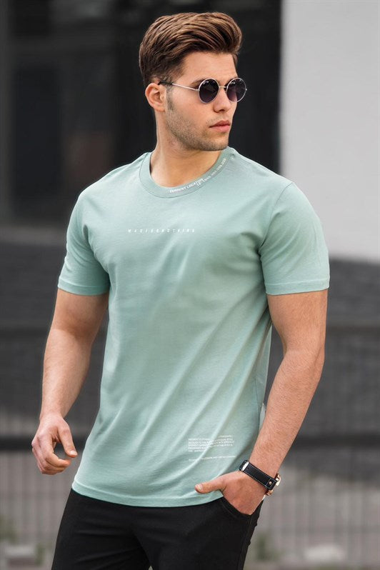 MDX Madmext Green Men's Printed T-shirt 5258 - Bistriţa